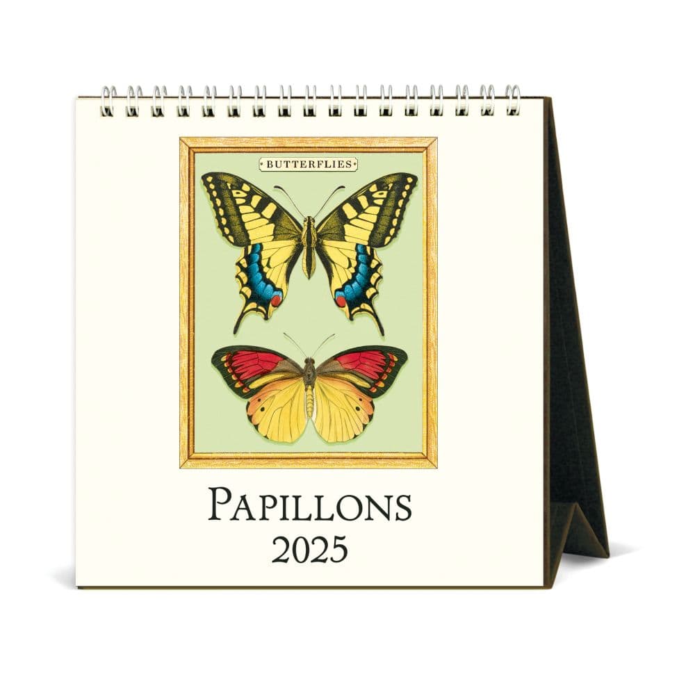 Butterflies 2025 Easel Desk Calendar