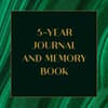 image Malachite Green One Line a Day Memory Book Third Alternate Image