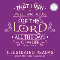 image Illustrated Psalms 2026 Wall Calendar Main Product Image