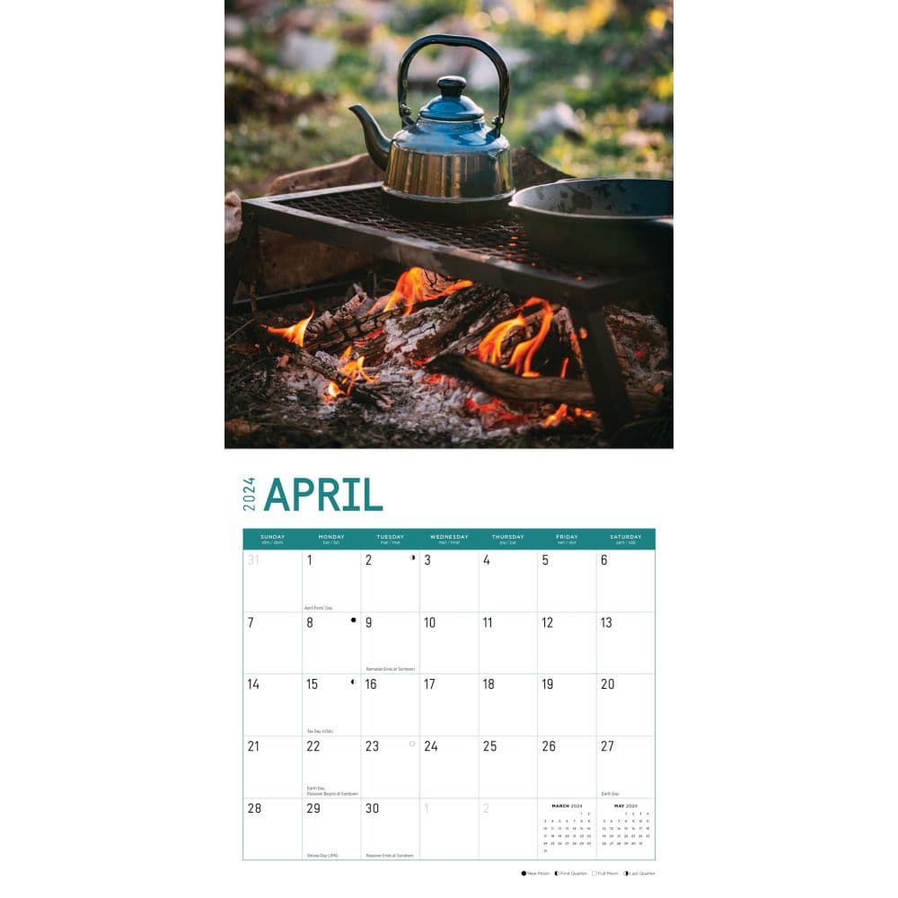 Camping 2024 Wall Calendar Second Alternate Image width=&quot;1000&quot; height=&quot;1000&quot;