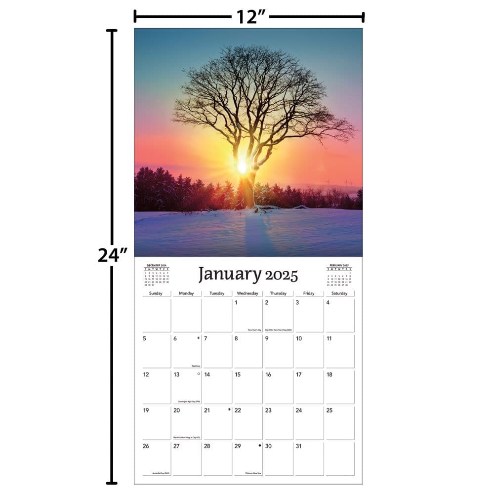 Sunsets 2025 Wall Calendar Fifth Alternate Image width="1000" height="1000"