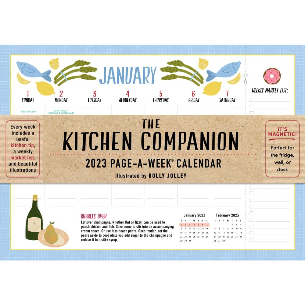 Kitchen Companion 2023 Wall Calendar by Workman Publishing Calendars