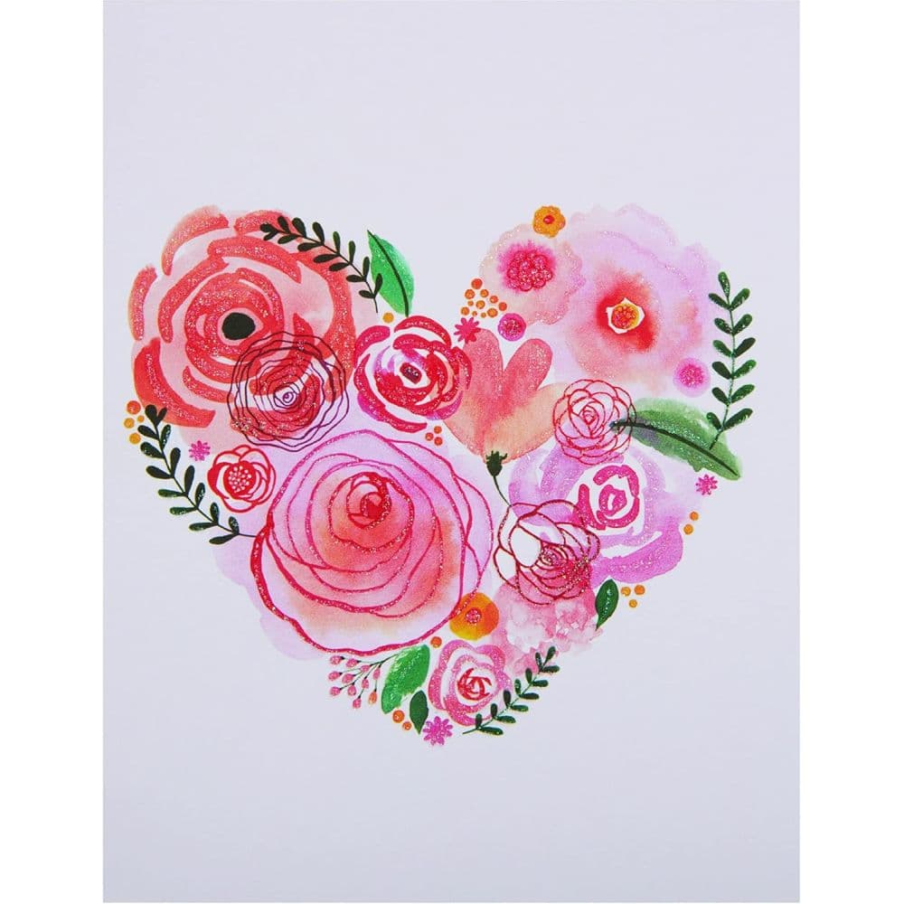 Floral Heart Boxed Note Cards Fourth Alternate Image