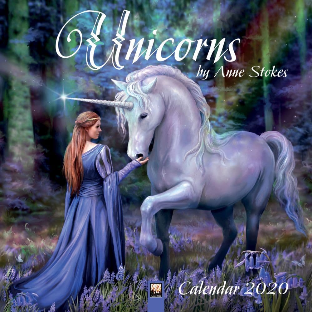 Unicorns Stokes Wall Calendar
