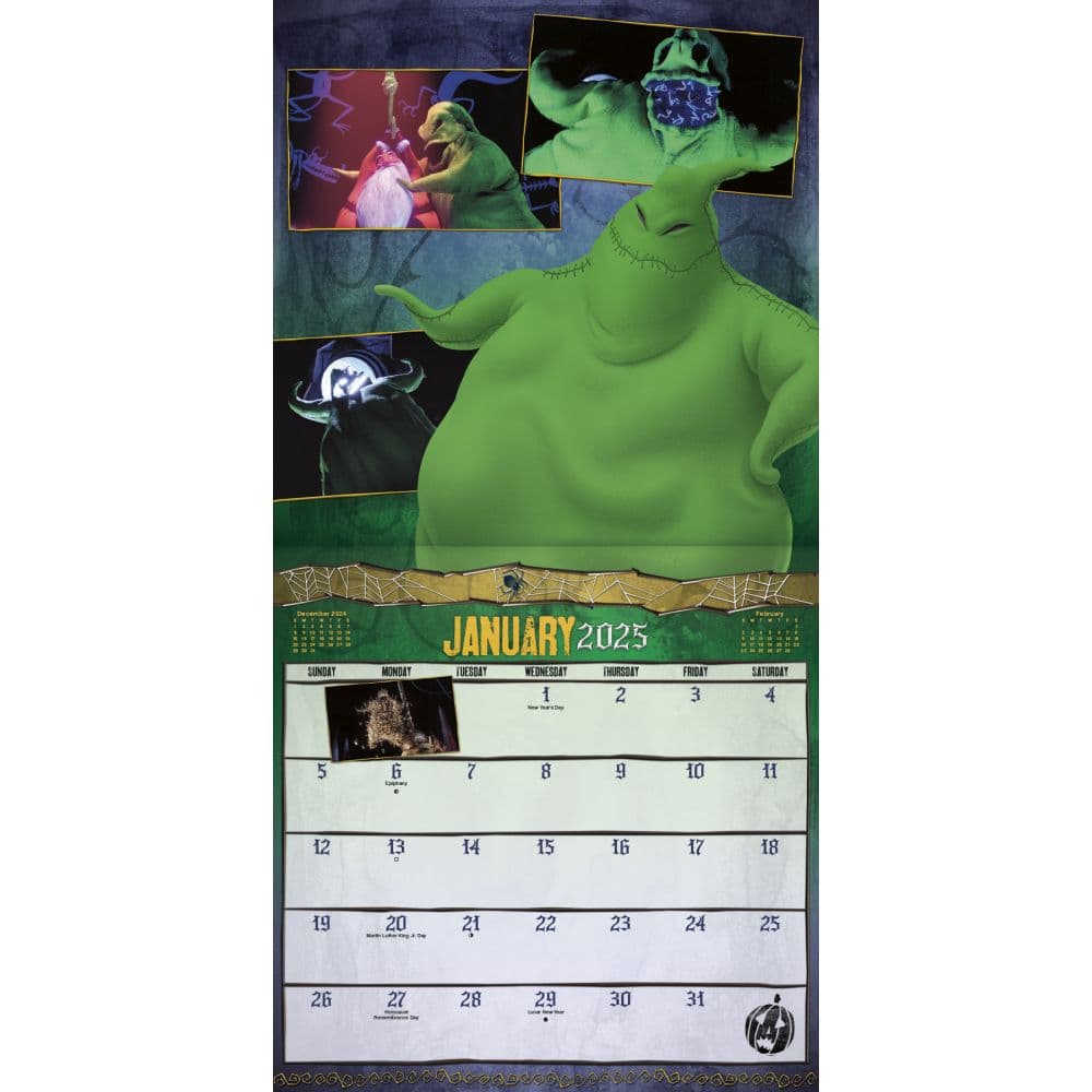 Nightmare Before Exclusive with Print 2025 Wall Calendar Second Alternate Image