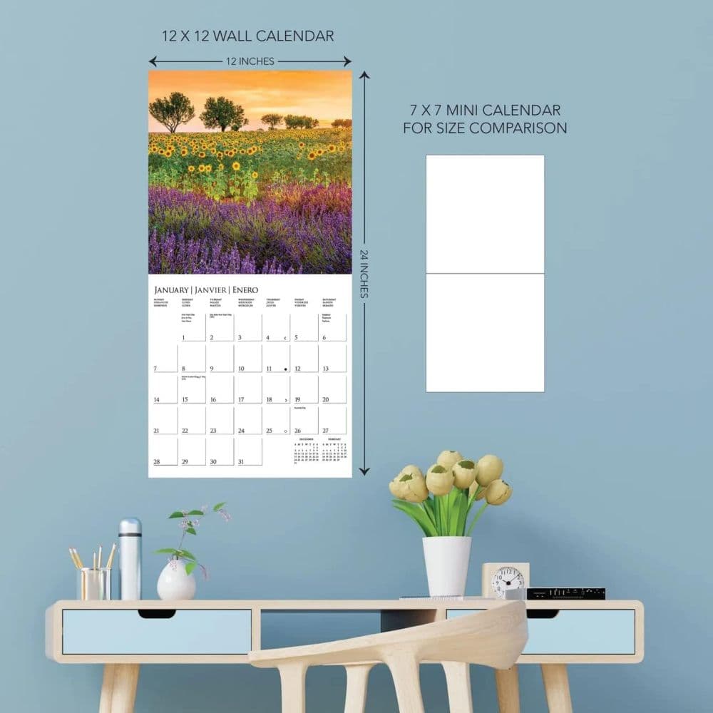 Provence 2024 Wall Calendar Fifth Alternate Image width=&quot;1000&quot; height=&quot;1000&quot;