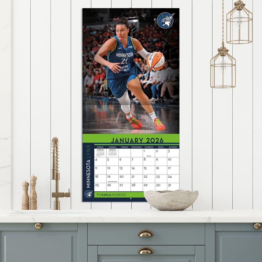 WNBA Minnesota Lynx 2026 Wall Calendar Fifth Alternate Image