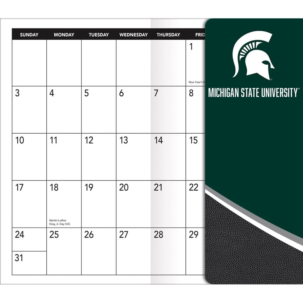 Michigan State Spartans 17 Month 2027 Pocket Planner Fifth Alternate Image