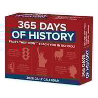 image 365 Days of History 2026 Desk Calendar Main Product Image