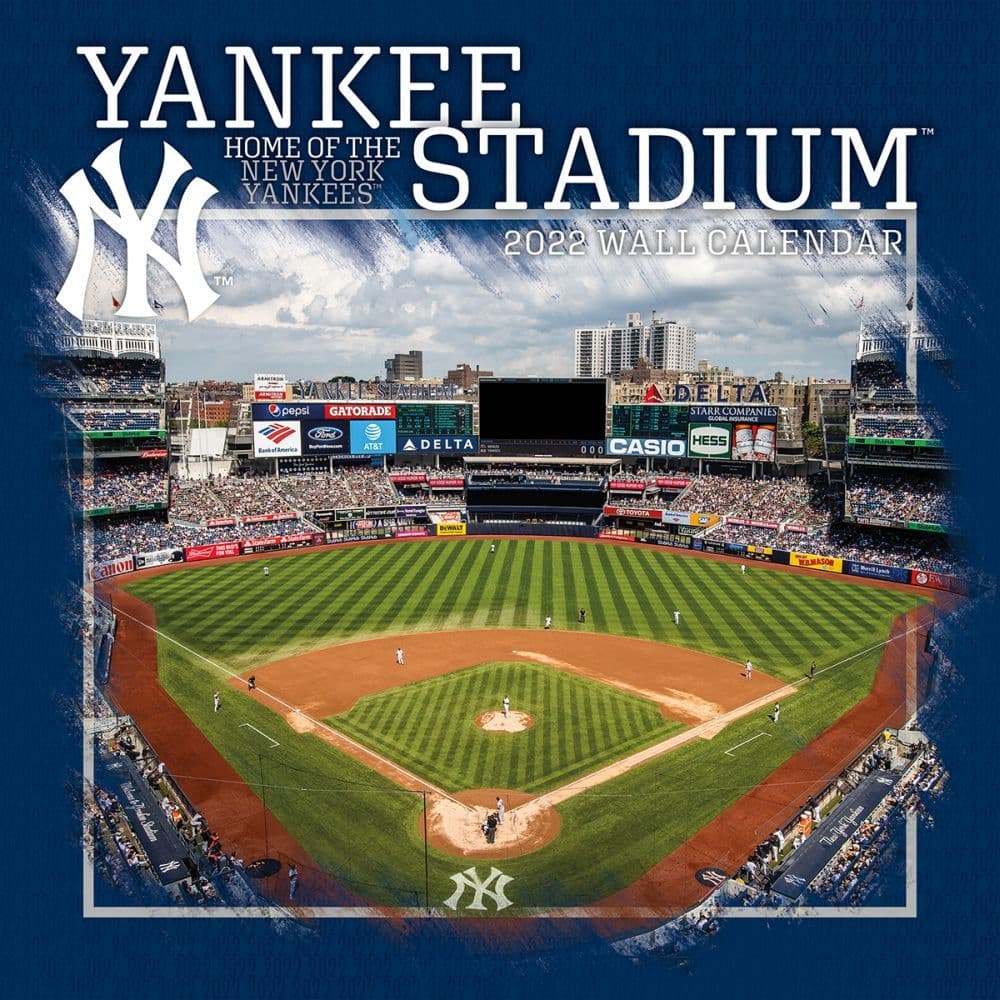 MLB Yankee Stadium New York 2022 Wall Calendar
