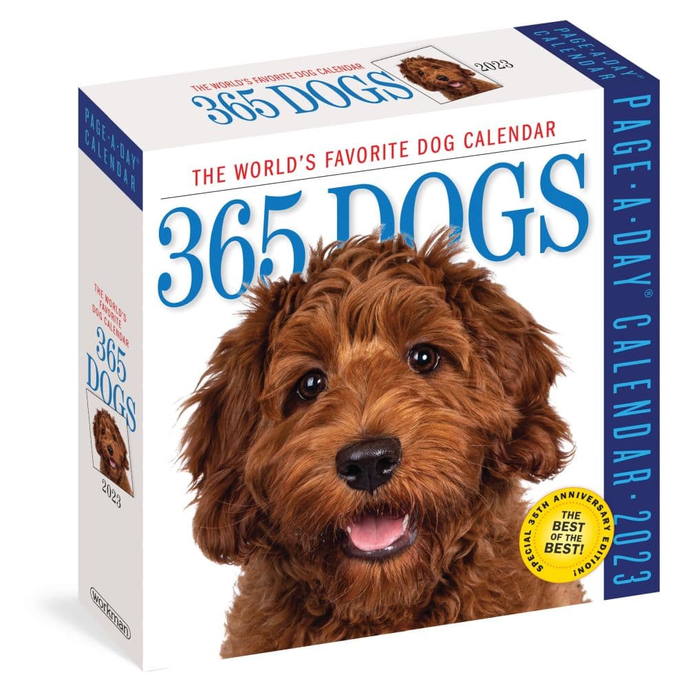 Workman Publishing 365 Dogs 2023 Page-A-Day Calendar