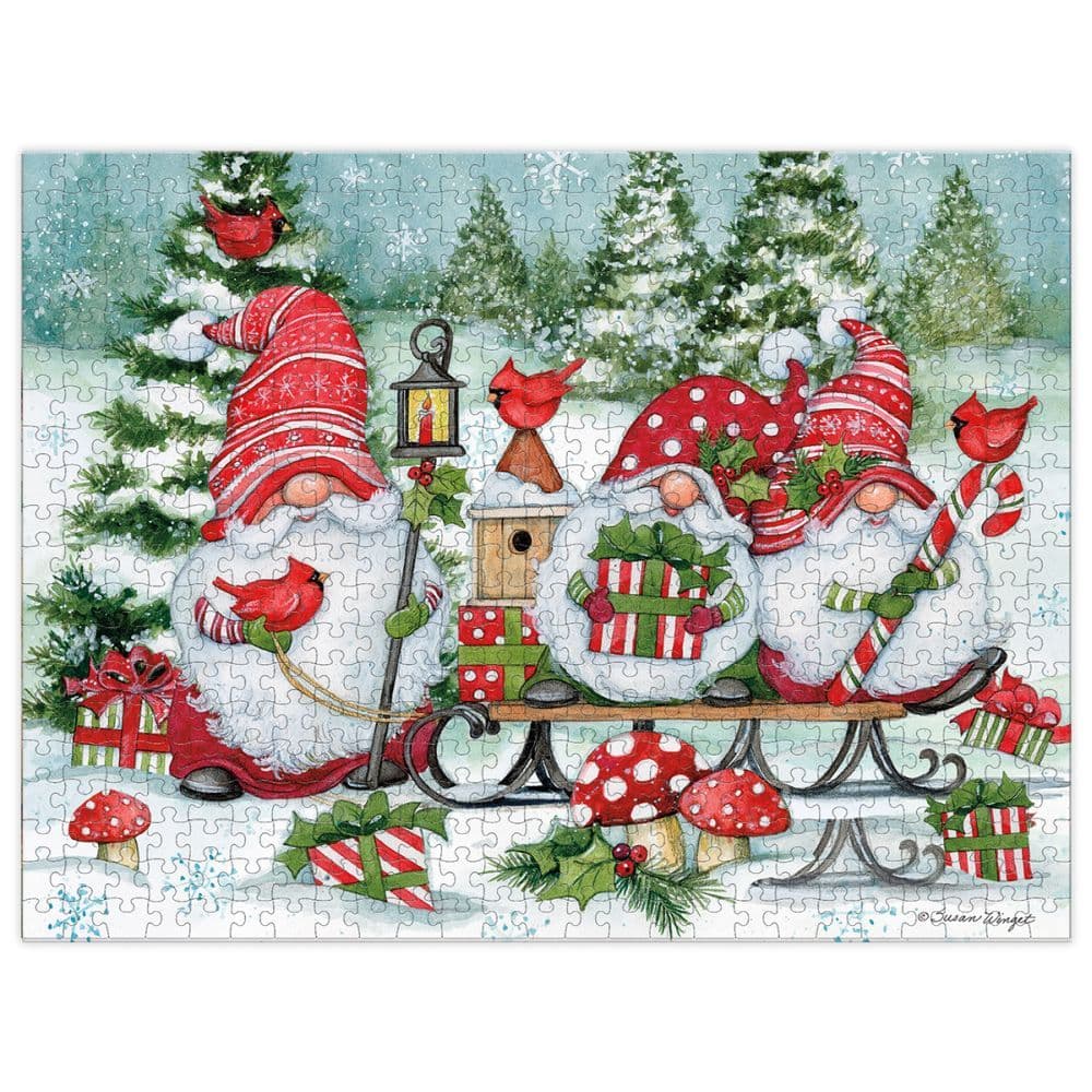 Holiday Gnomes 500 Piece Puzzle - Calendars.com