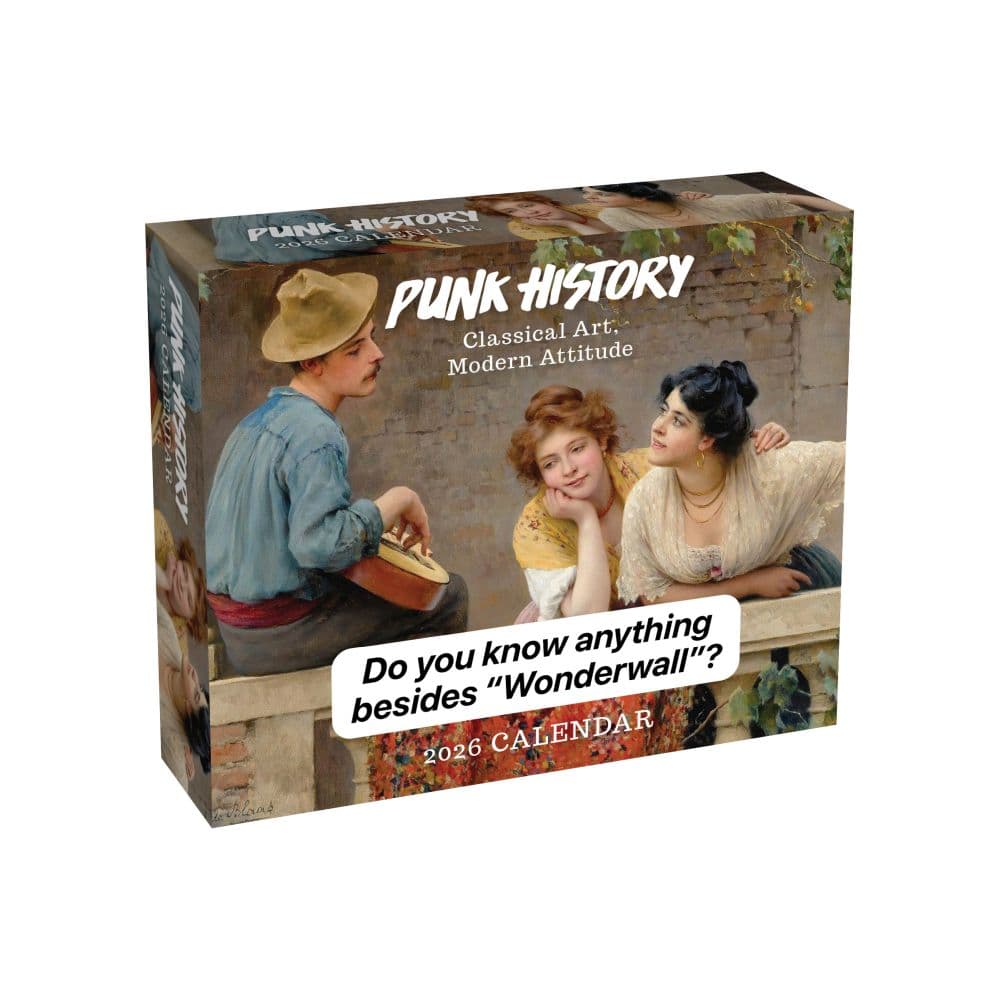 Punk History 2026 Desk Calendar Main Image