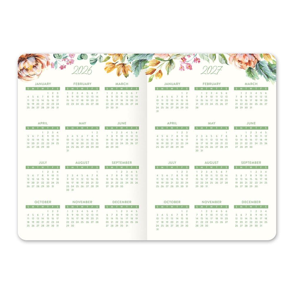 Bella Flora 2027 Monthly Pocket Planner Fourth  Alternate Image