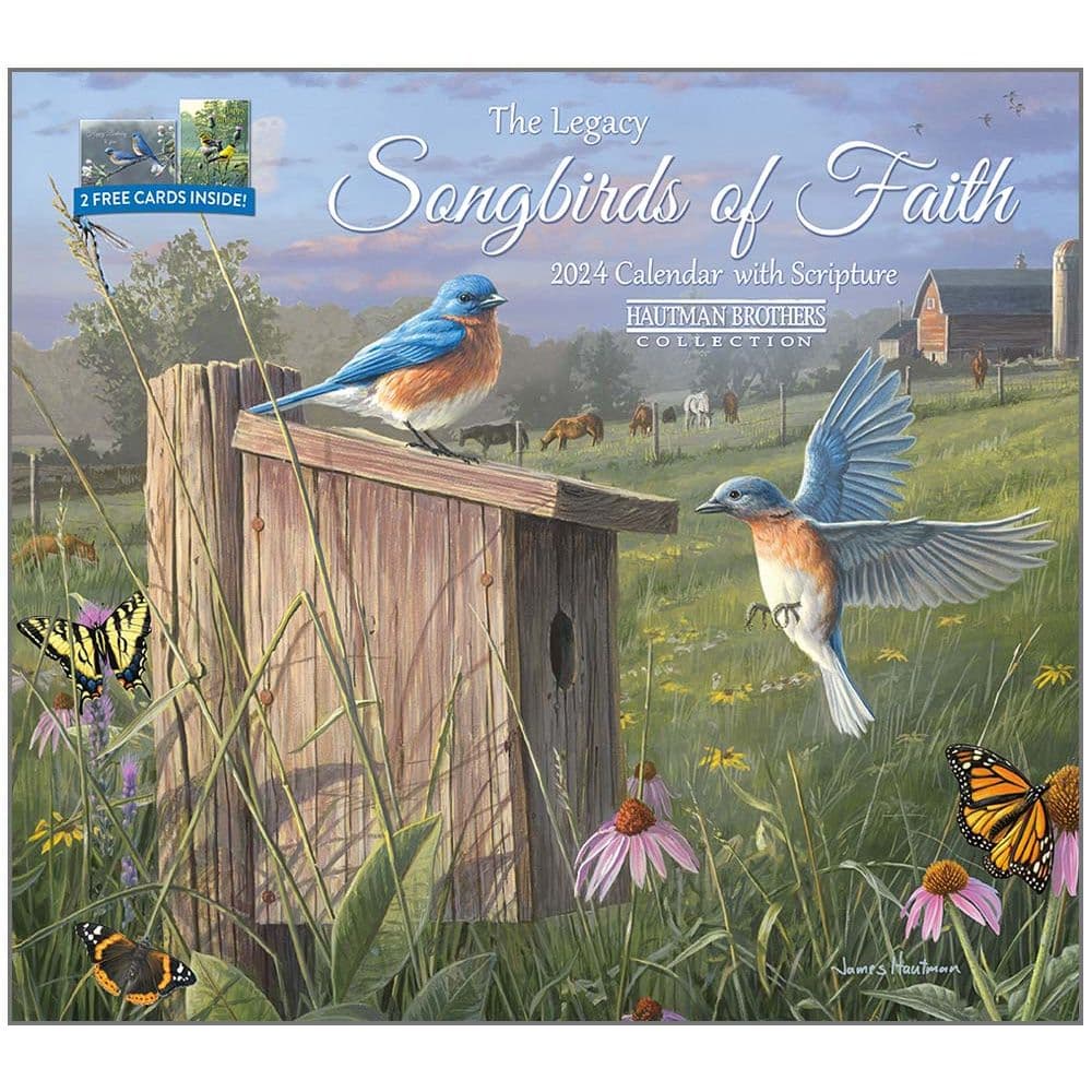 Songbirds of Faith Special Edition 2025 Wall Calendar