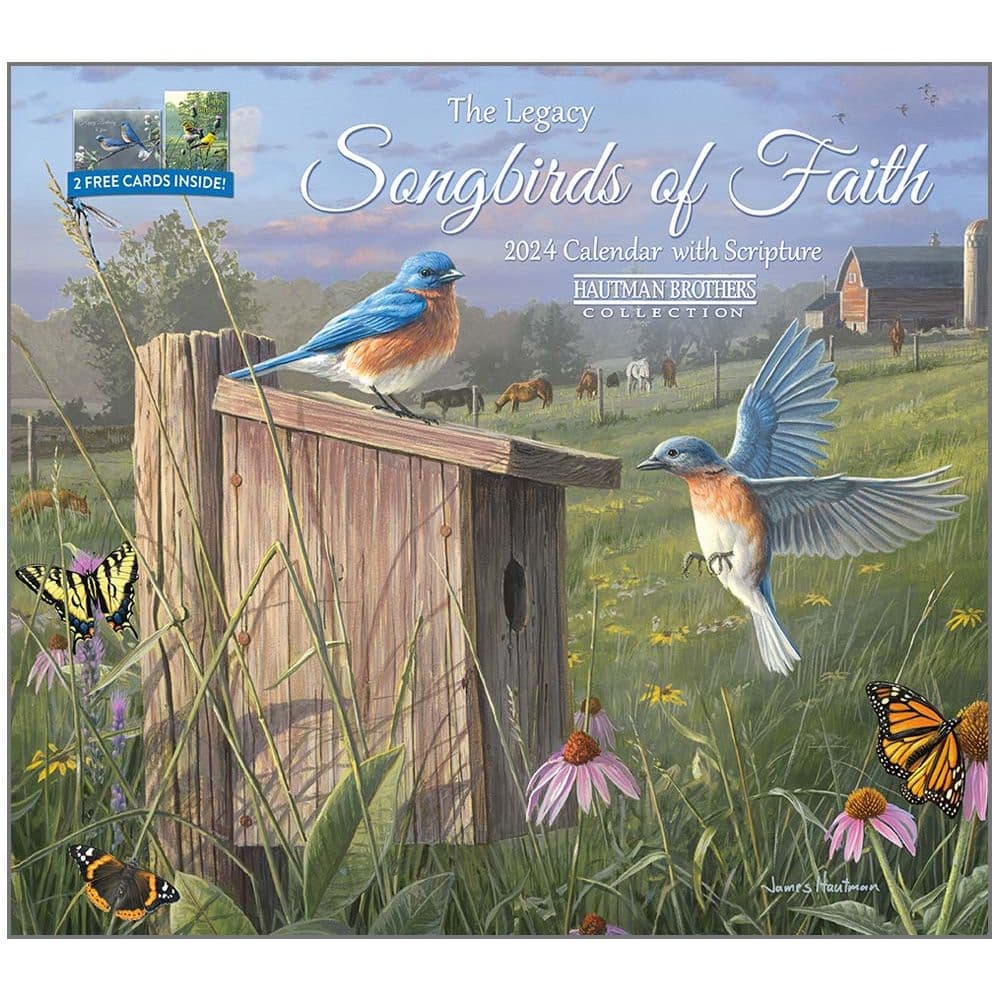 Songbirds of Faith Special Edition 2024 Wall Calendar Main Image