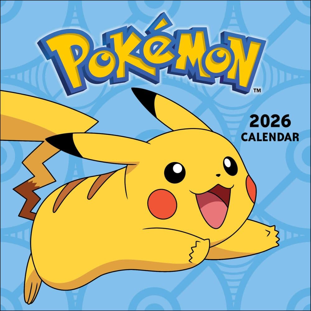 Pokemon 2026 Mini Wall Calendar Main Image