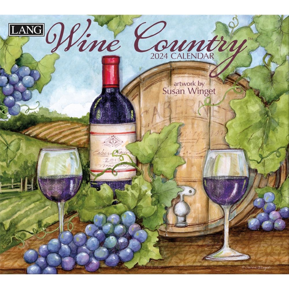 Wine Country 2024 Wall Calendar