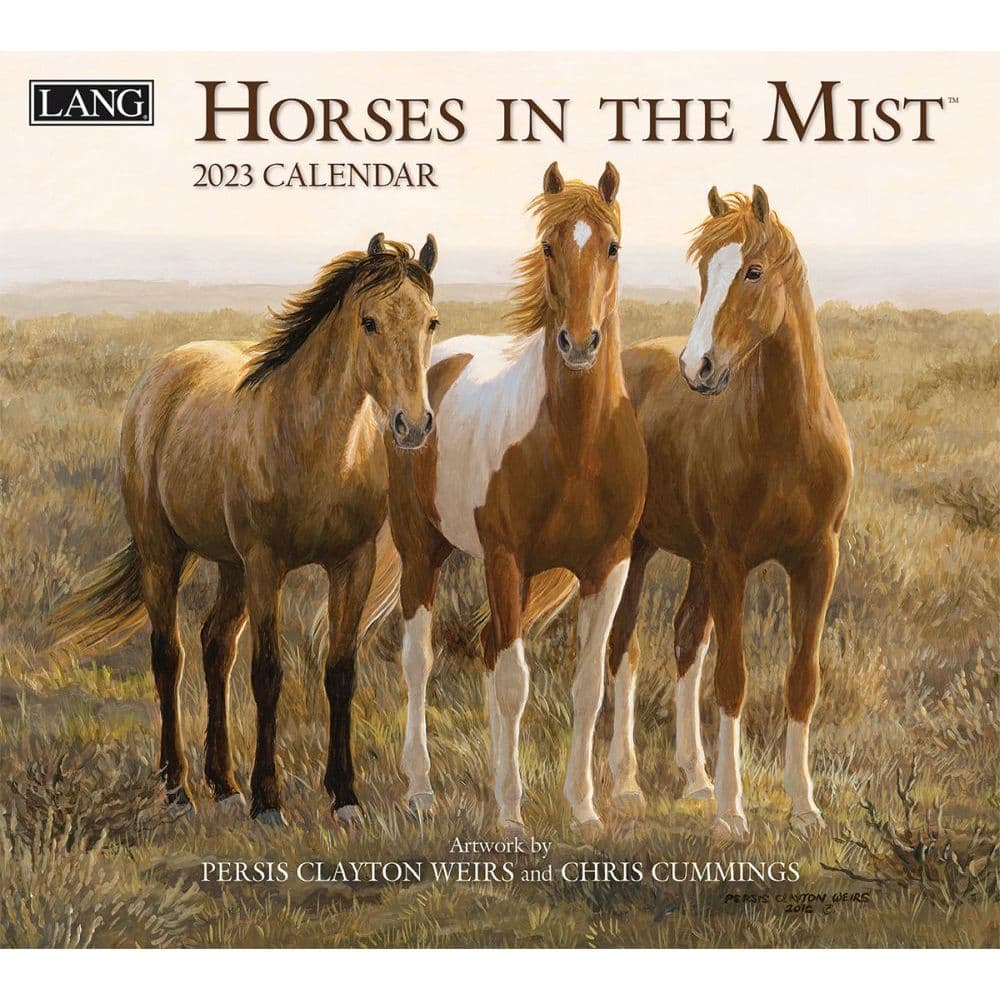 Canton Calendar 2023 Horses In The Mist 2023 Wall Calendar - Calendars.com