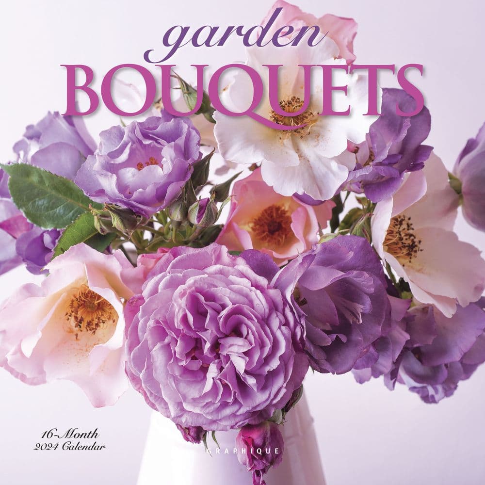 Garden Bouquets 2024 Mini Wall Calendar Main Image