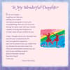 image To My Daughter With Love 2025 Mini Wall Calendar