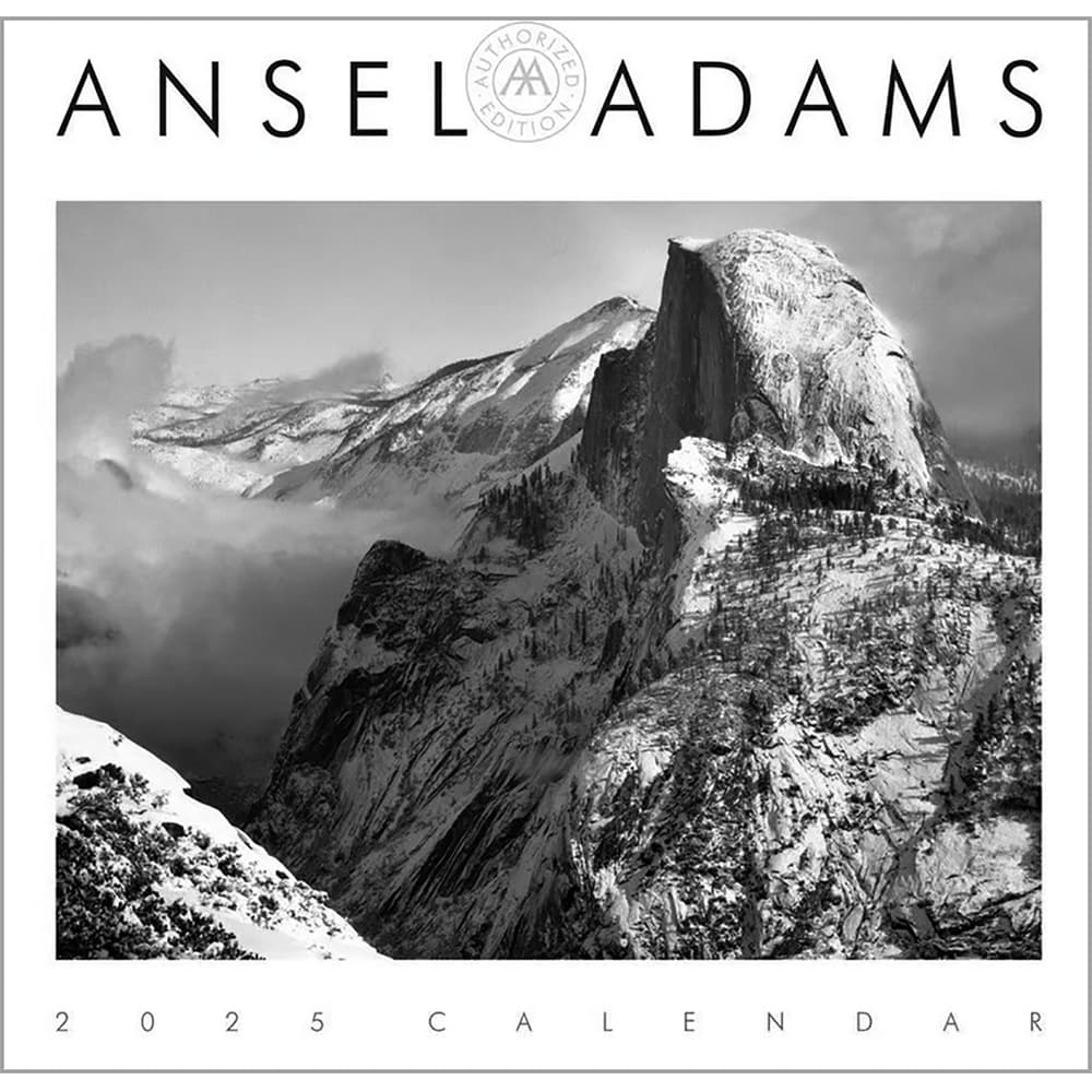 Ansel Adams 2025 Wall Calendar Front Cover of Calendar