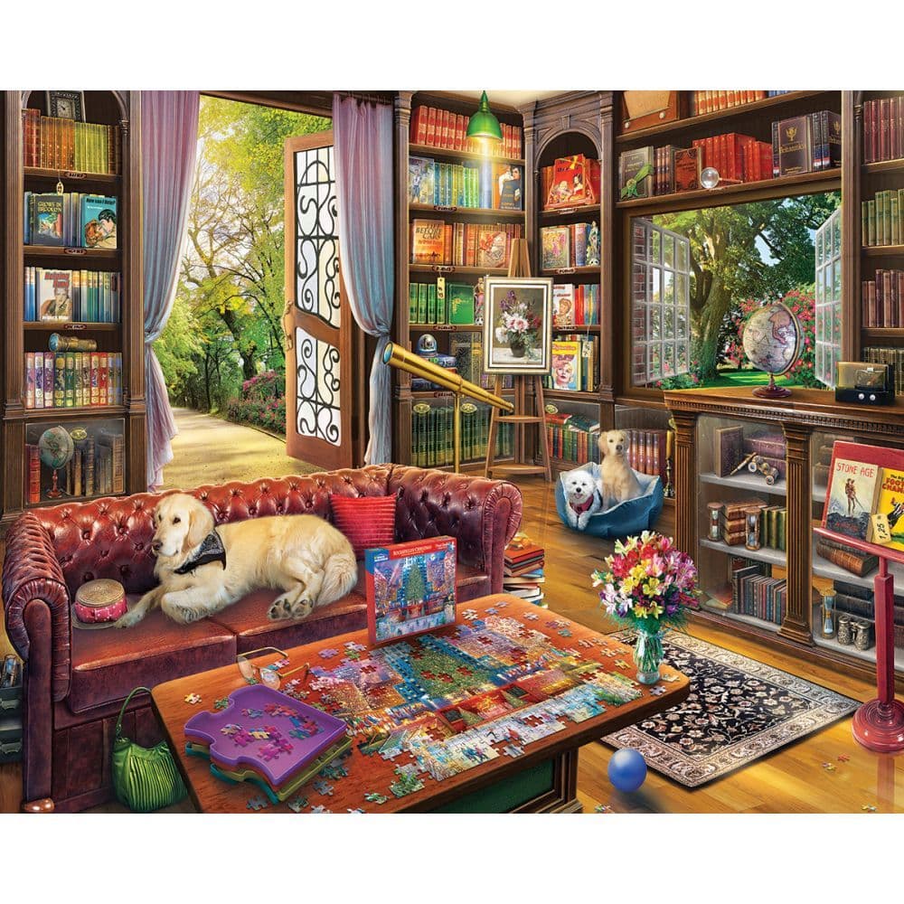 Cozy Bookshop 1000 Piece Puzzle First Alternate Image