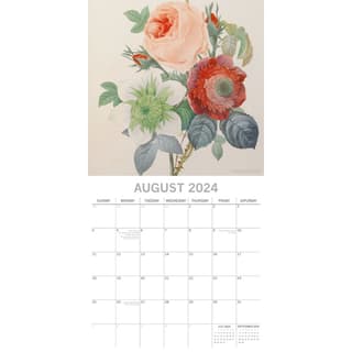 Redoute 2024 Wall Calendar - Calendars.com