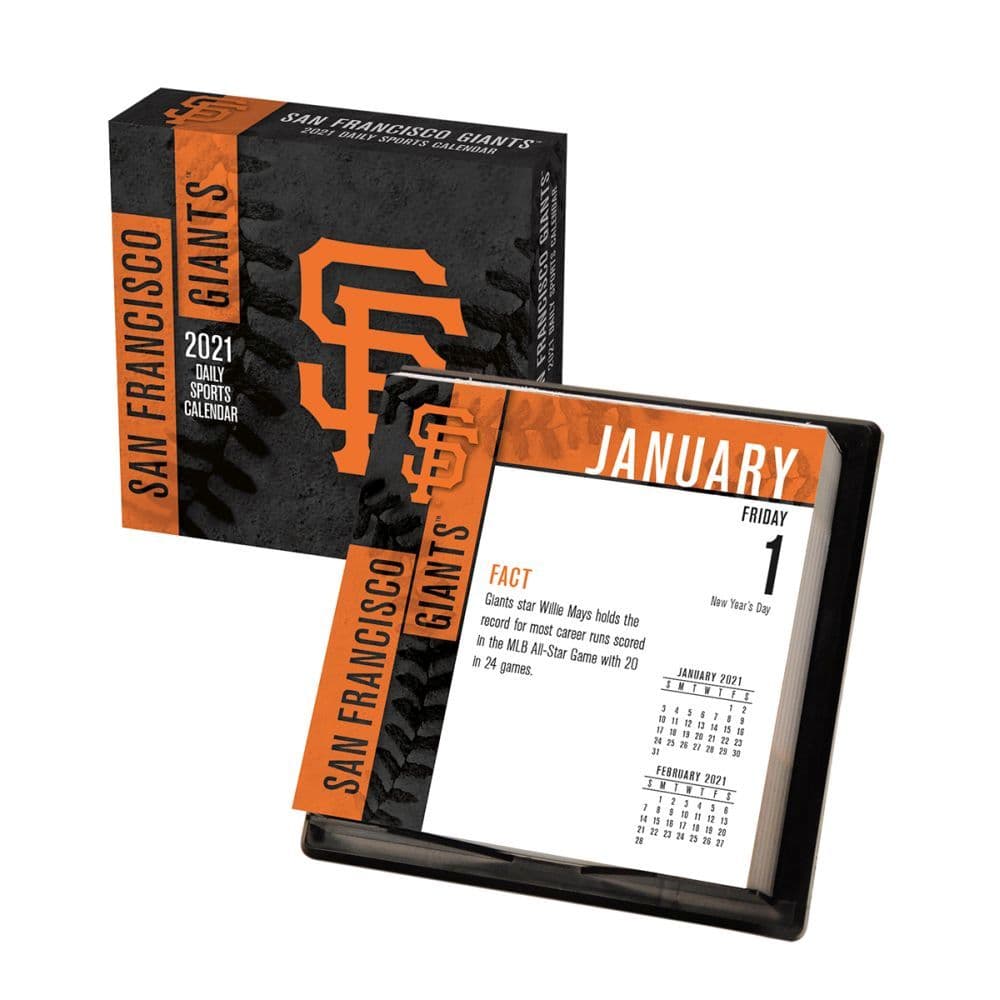 San Francisco Giants Desk Calendar