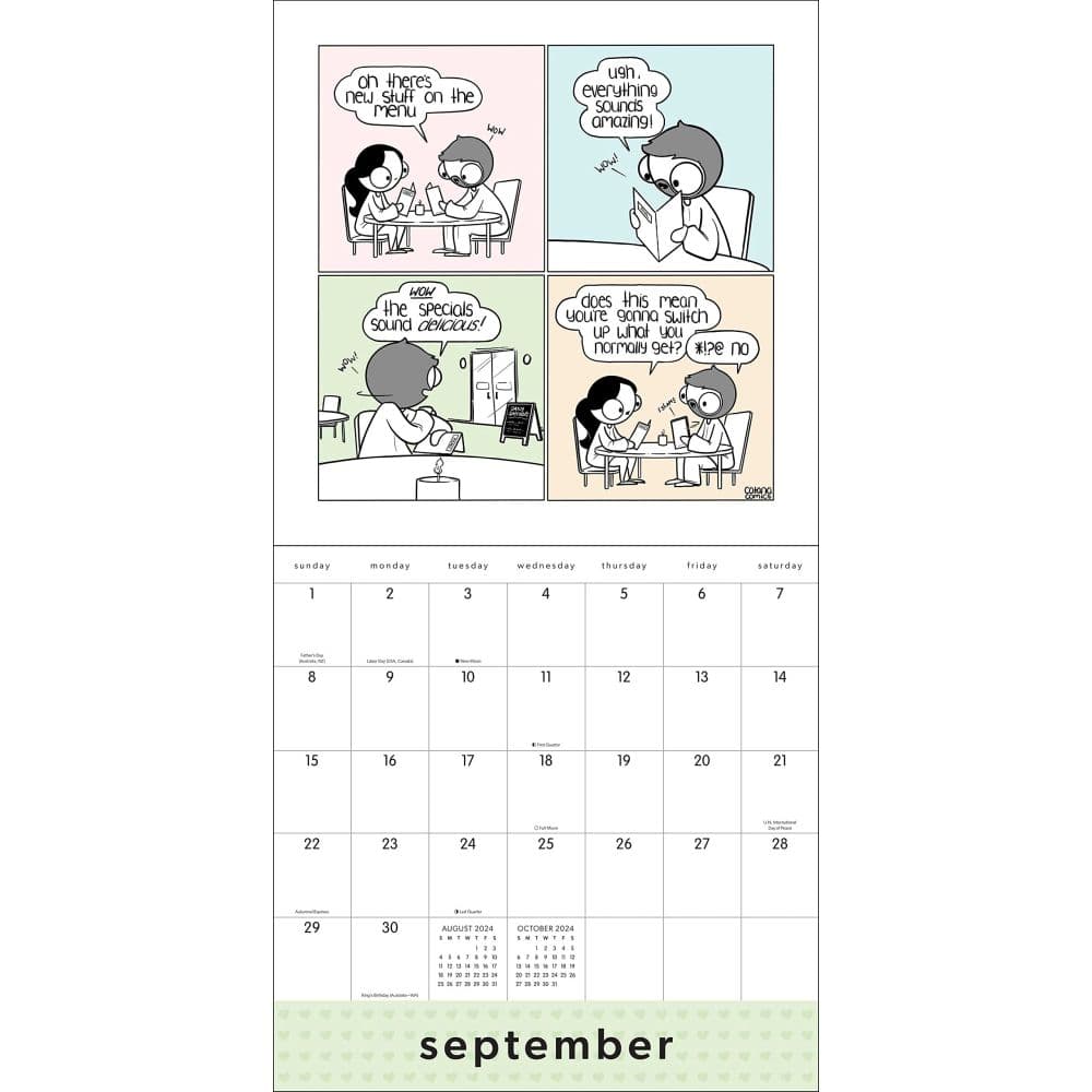 Catana Comics Little Moments 2024 Wall Calendar