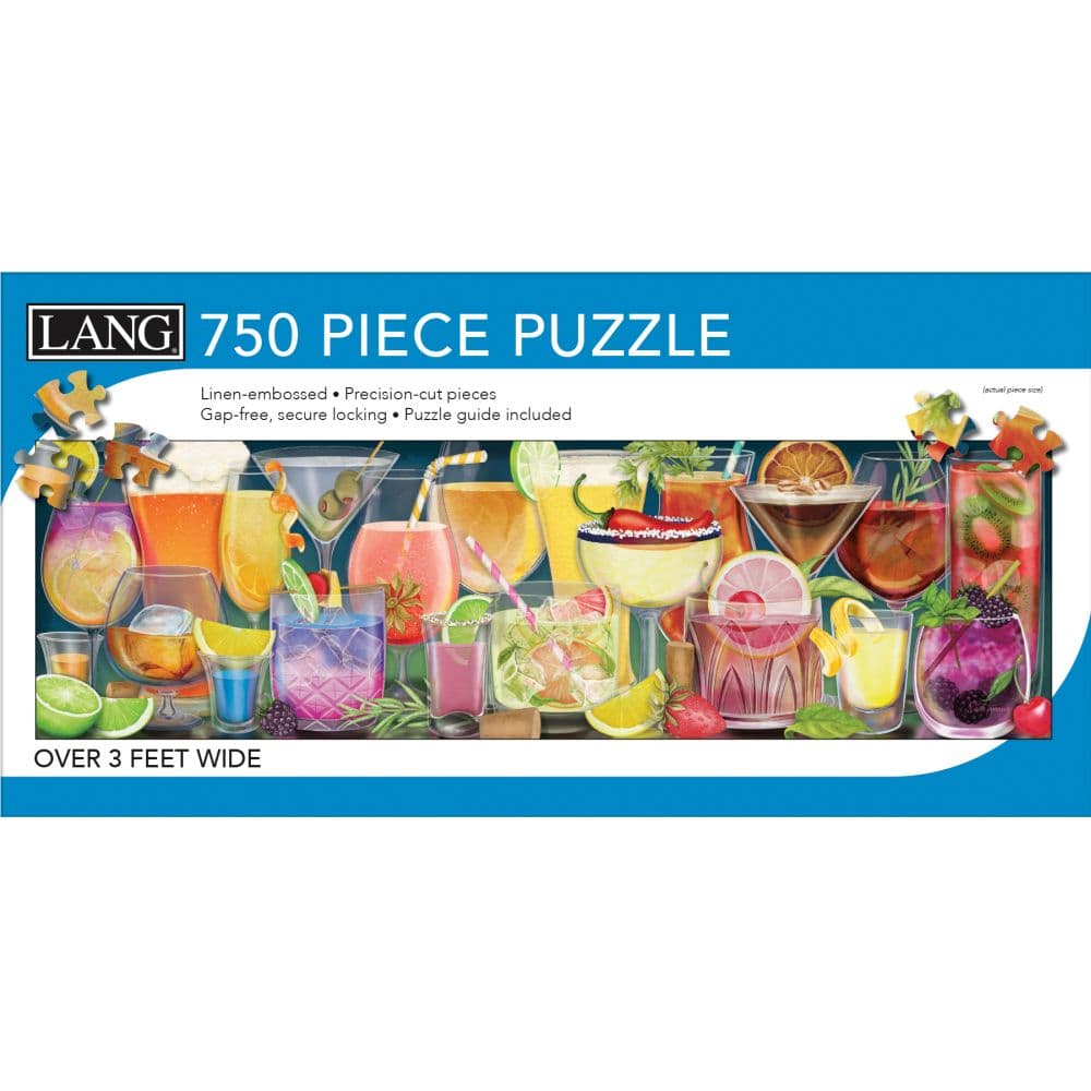 Happy Hour 750 Piece Puzzle (Panoramic) Fourth Alternate Image