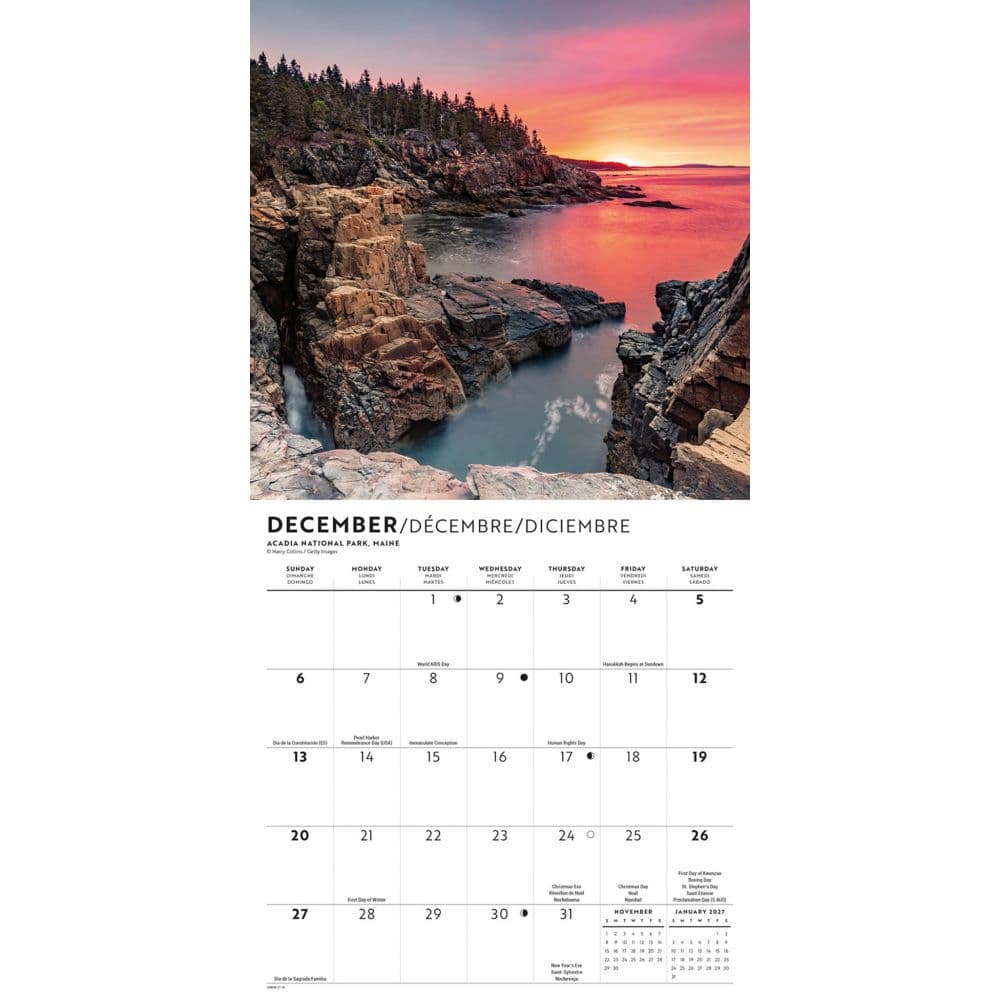 America 2026 Mini Wall Calendar Fourth  Alternate Image