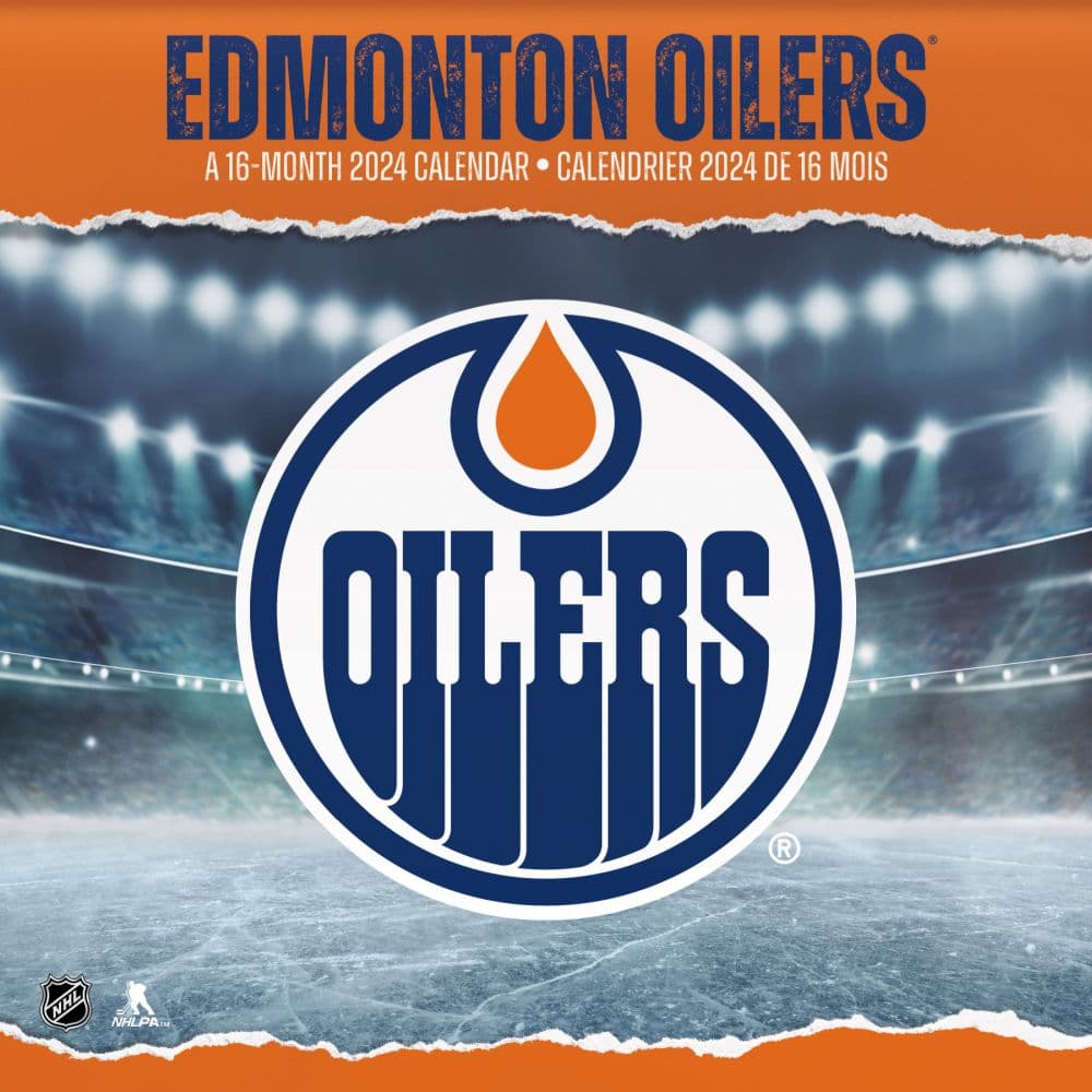 NHL Edmonton Oilers 2024 Wall Calendar