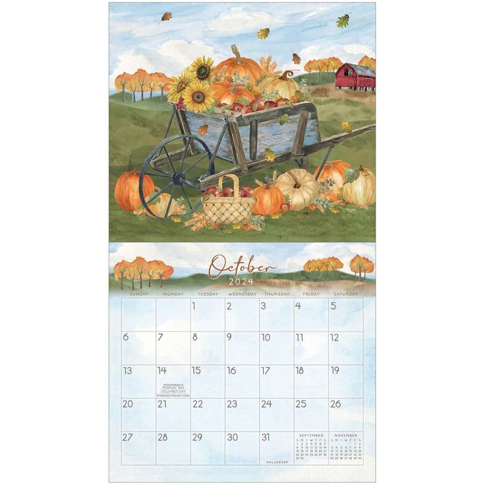 Year In Bloom 2024 Wall Calendar