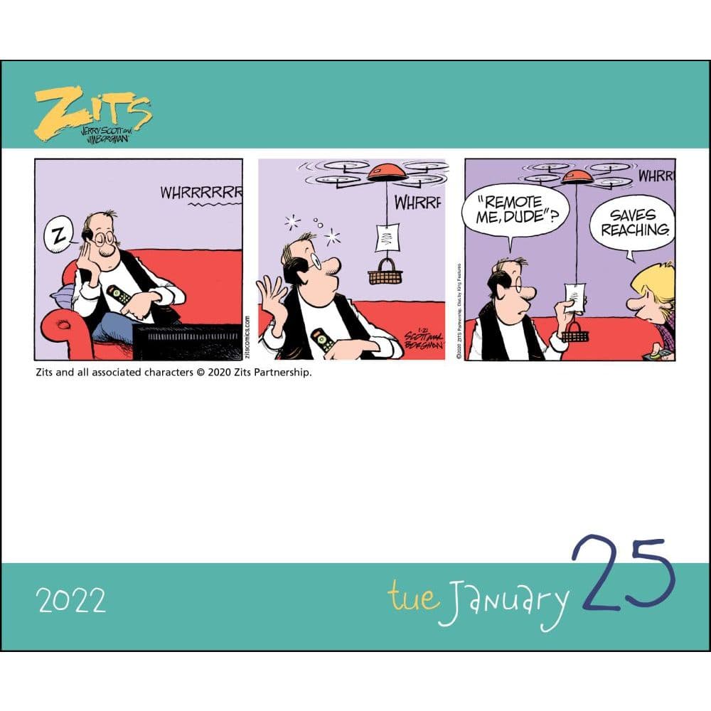 Zits 2022 Day-To-Day Calendar - Calendars.com