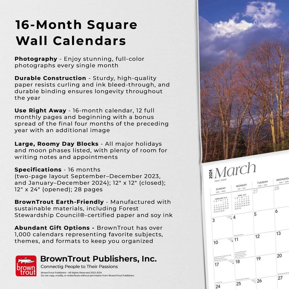 Virginia Wild and Scenic 2024 Wall Calendar Fourth Alternate  Image width=&quot;1000&quot; height=&quot;1000&quot;