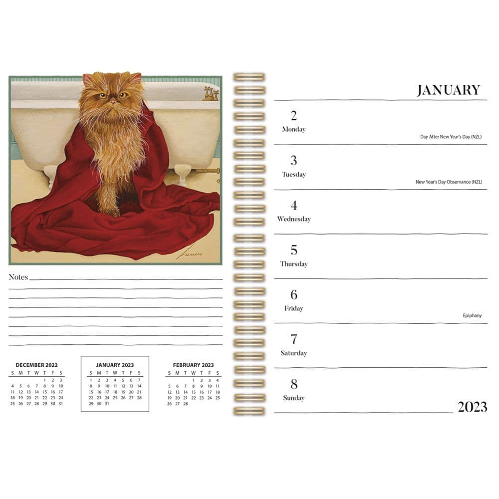 American Cat 2023 Spiral Engagement Planner - Calendars.com