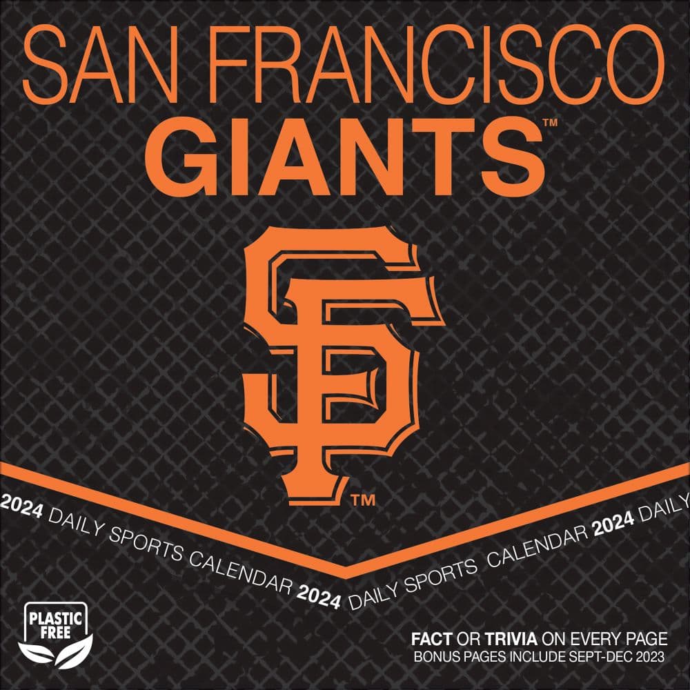 San Francisco Giants 2025 Desk Calendar