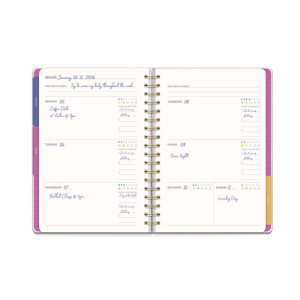 Faire Flowers Undated Planner Fifth Alternate Image