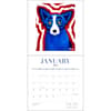 image Blue Dog Rodrigue 2024 Wall Calendar January