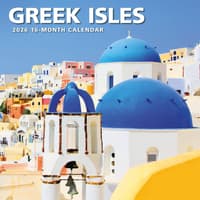 image Greek Isles 2026 Wall Calendar  Main Image