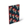 image Navy Mushrooms Classic Notebook