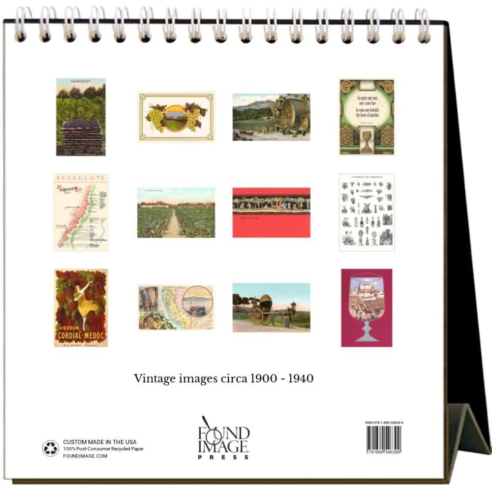 Wine 2026 Easel Desk Calendar First Alternate Image