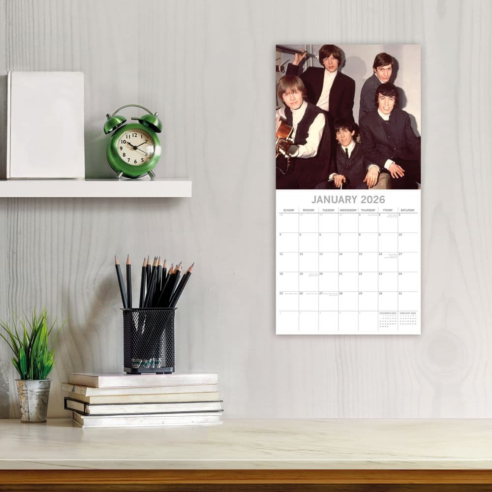 Rolling Stones 2026 Wall Calendar Second  Alternate Image
