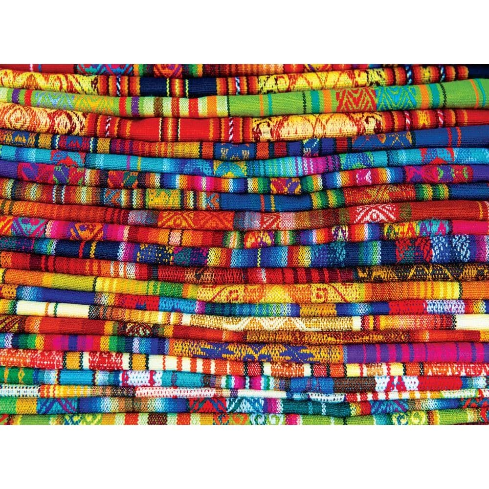 Peruvian Fancy Blankets 1000pc Puzzle Alternate Image 1