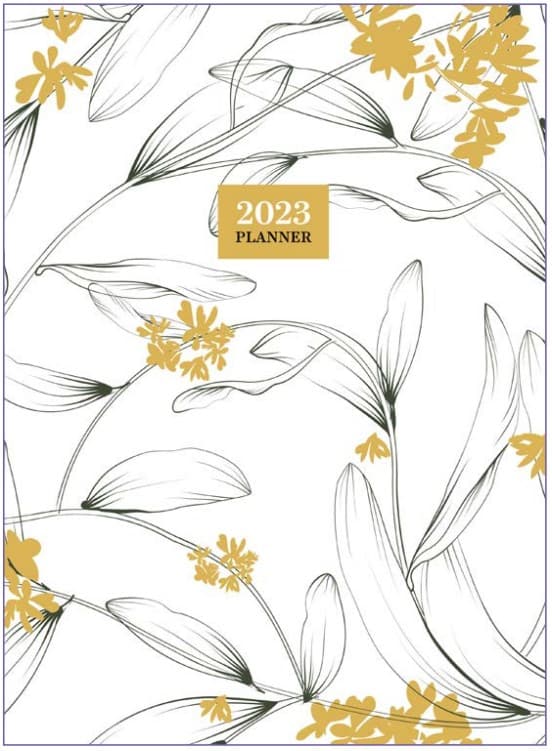 TF Publishing Simple Goldenrod 2023 Large Monthly Planner