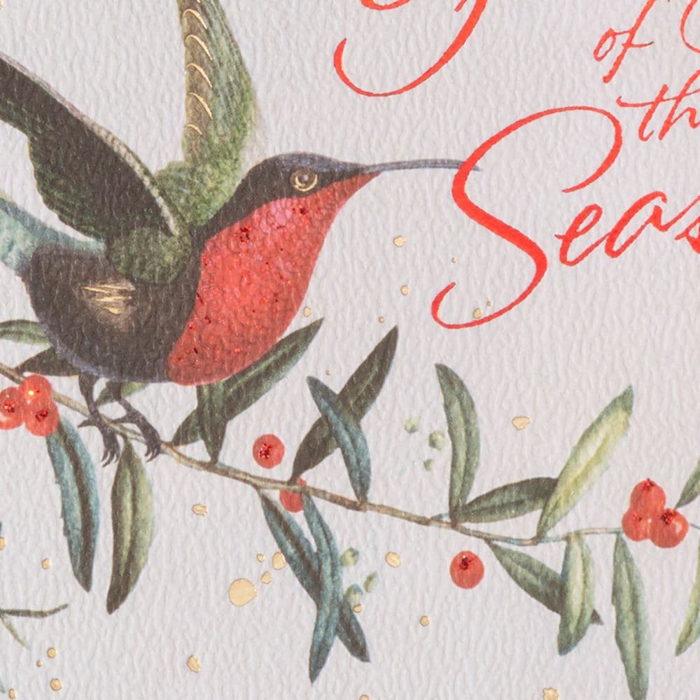 Vintage Bird 10 Count Boxed Christmas Cards Fourth Alternate Image width=&quot;1000&quot; height=&quot;1000&quot;