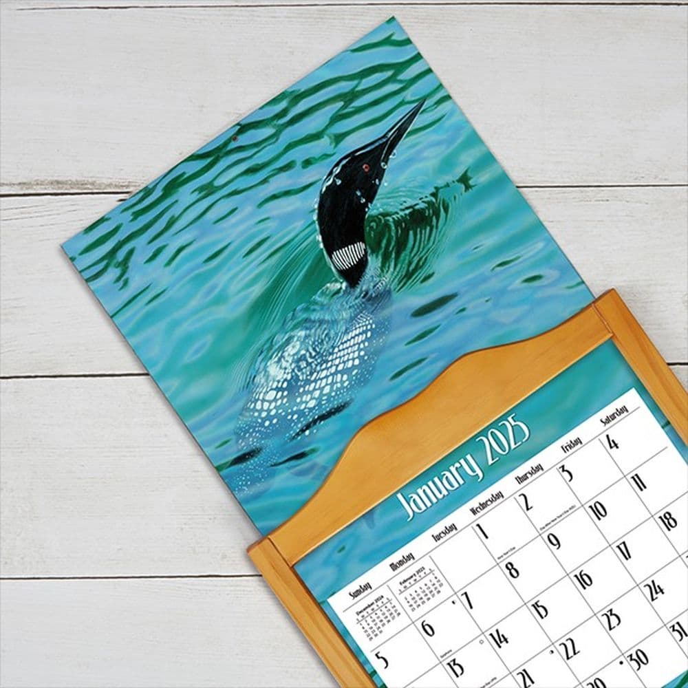 Loons on the Lake by Jim Kasper 2025 Wall Calendar