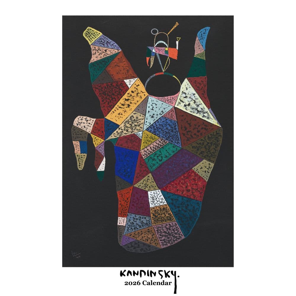 Kandinsky Poster 2026 Wall Calendar Main Product Image