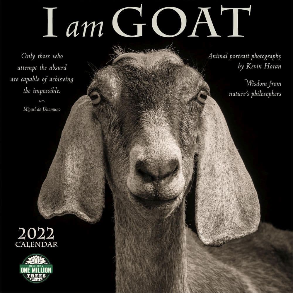 Goat Calendar 2022 I Am Goat 2022 Wall Calendar - Calendars.com